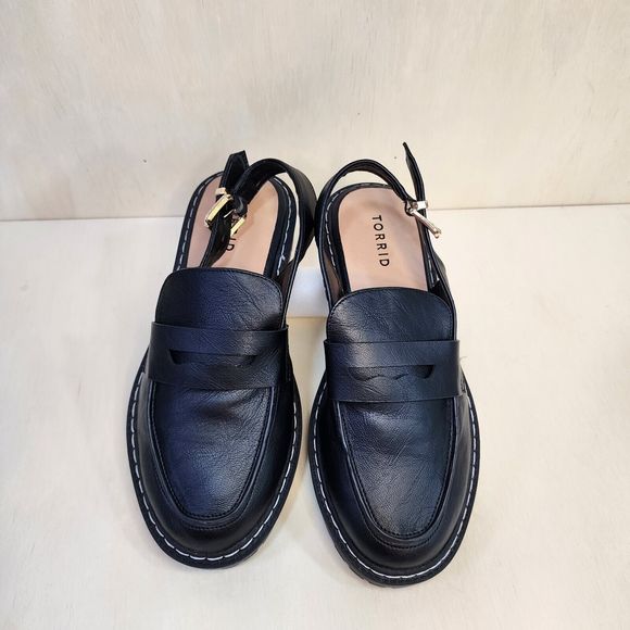 Torrid  Women’s Sling Back Lug Loafer size 8ww - Picture 9 of 11